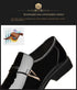 Men's Lacquer Leather Business Shoes Slip-On Korean Edition British Style